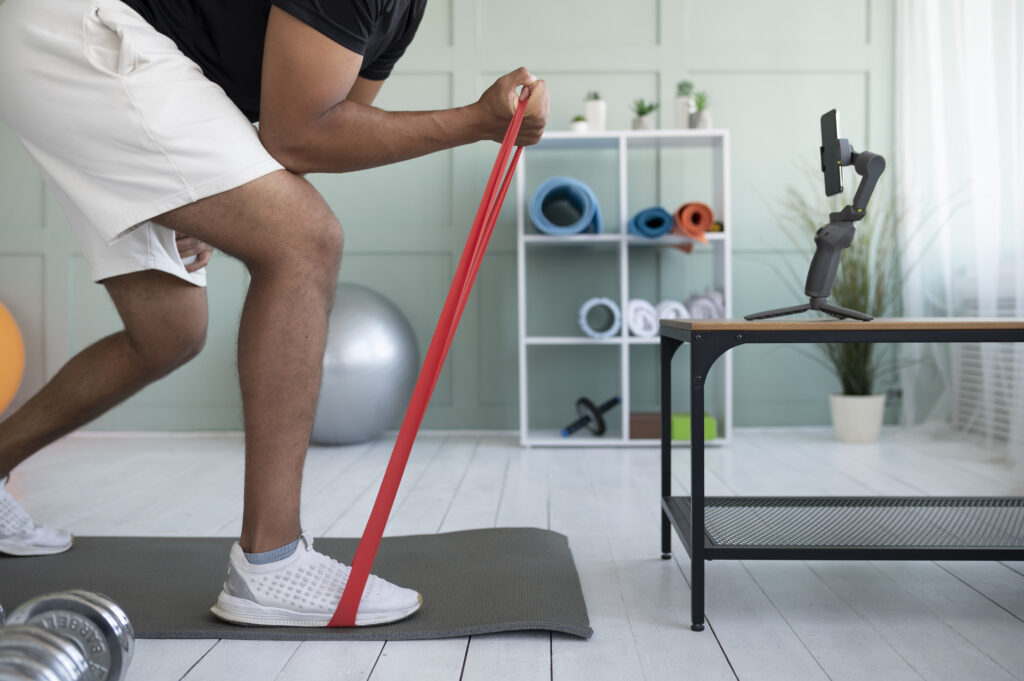 Resistance bands workout