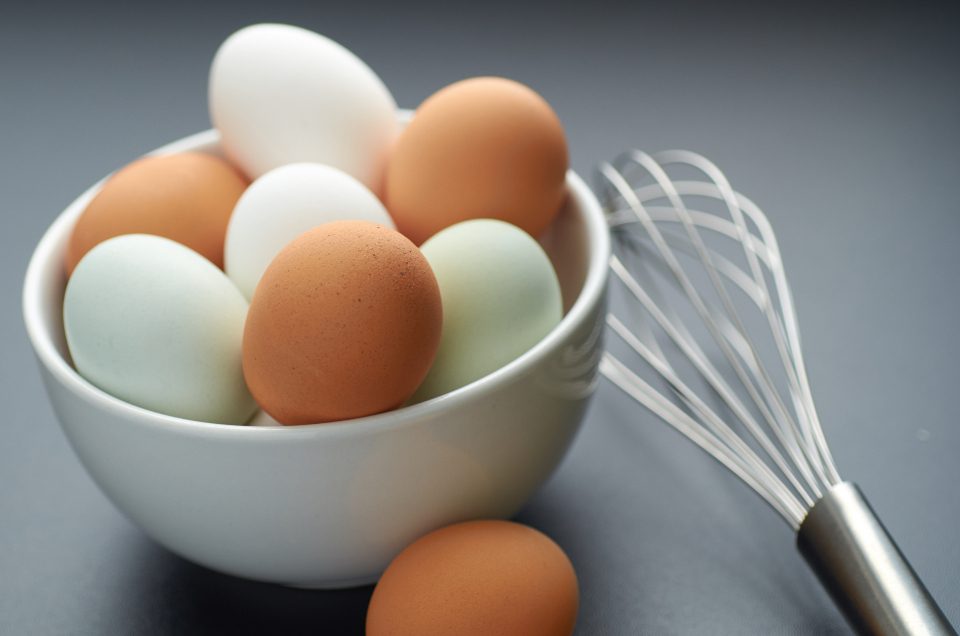 Bowl of eggs, a whole-food protein source